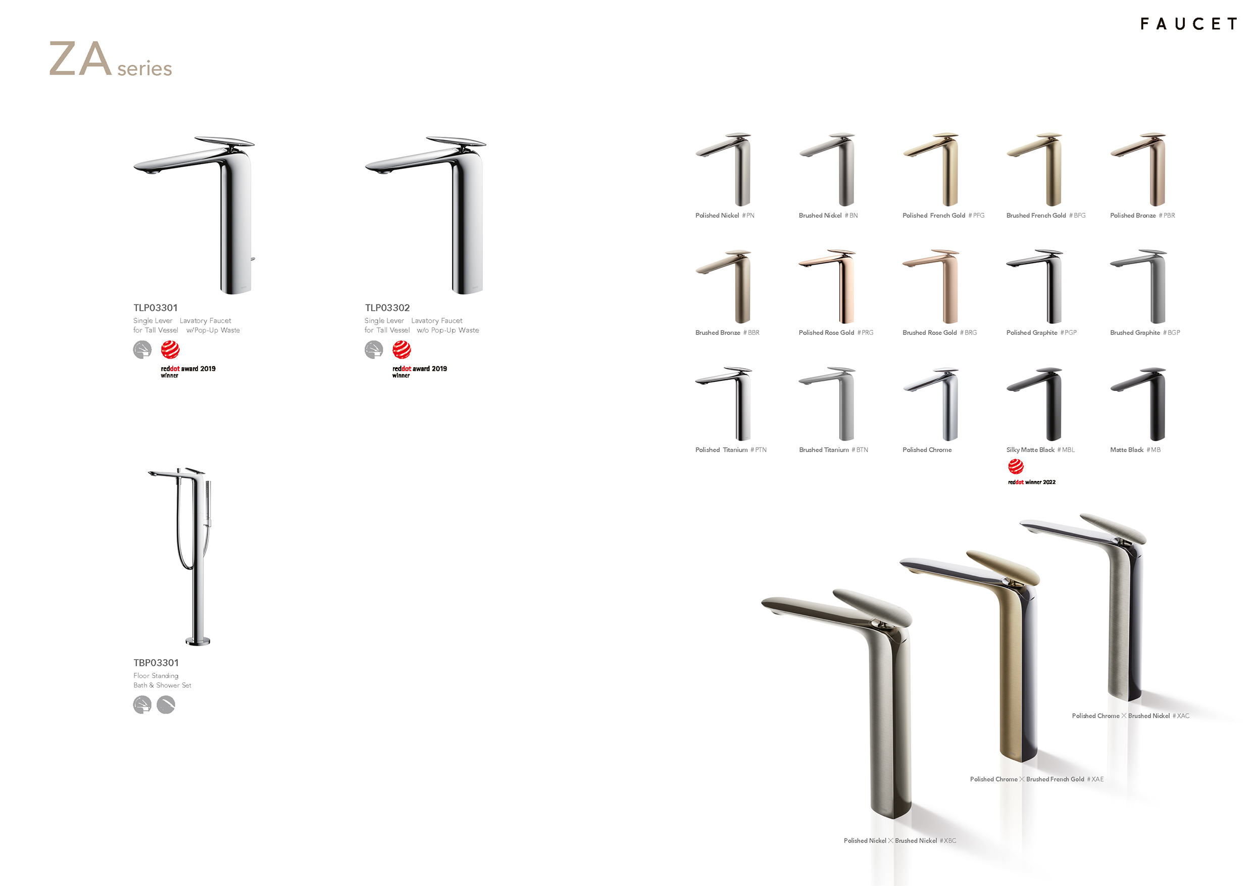 FAUCET LINE UP