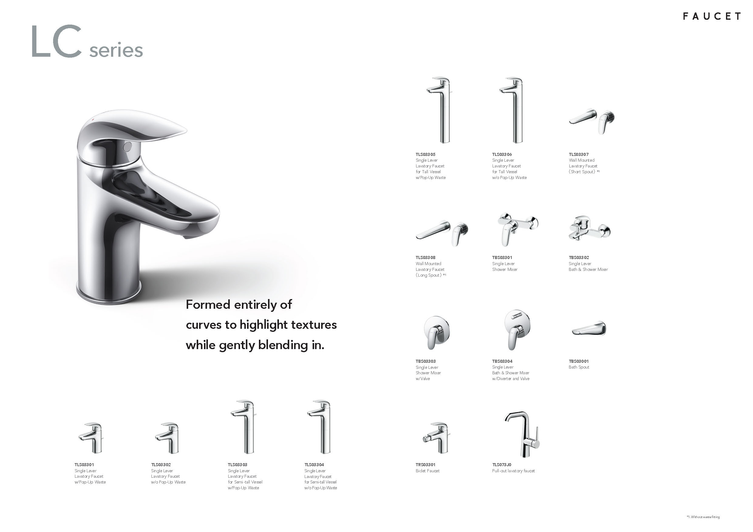 FAUCET LINE UP