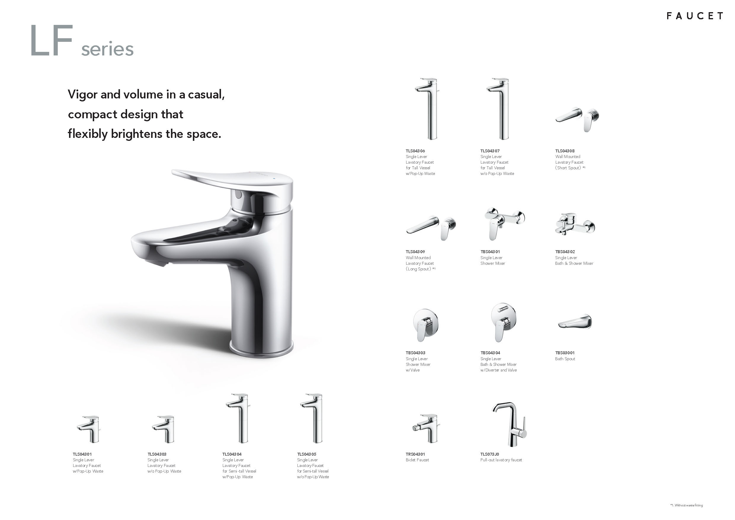FAUCET LINE UP